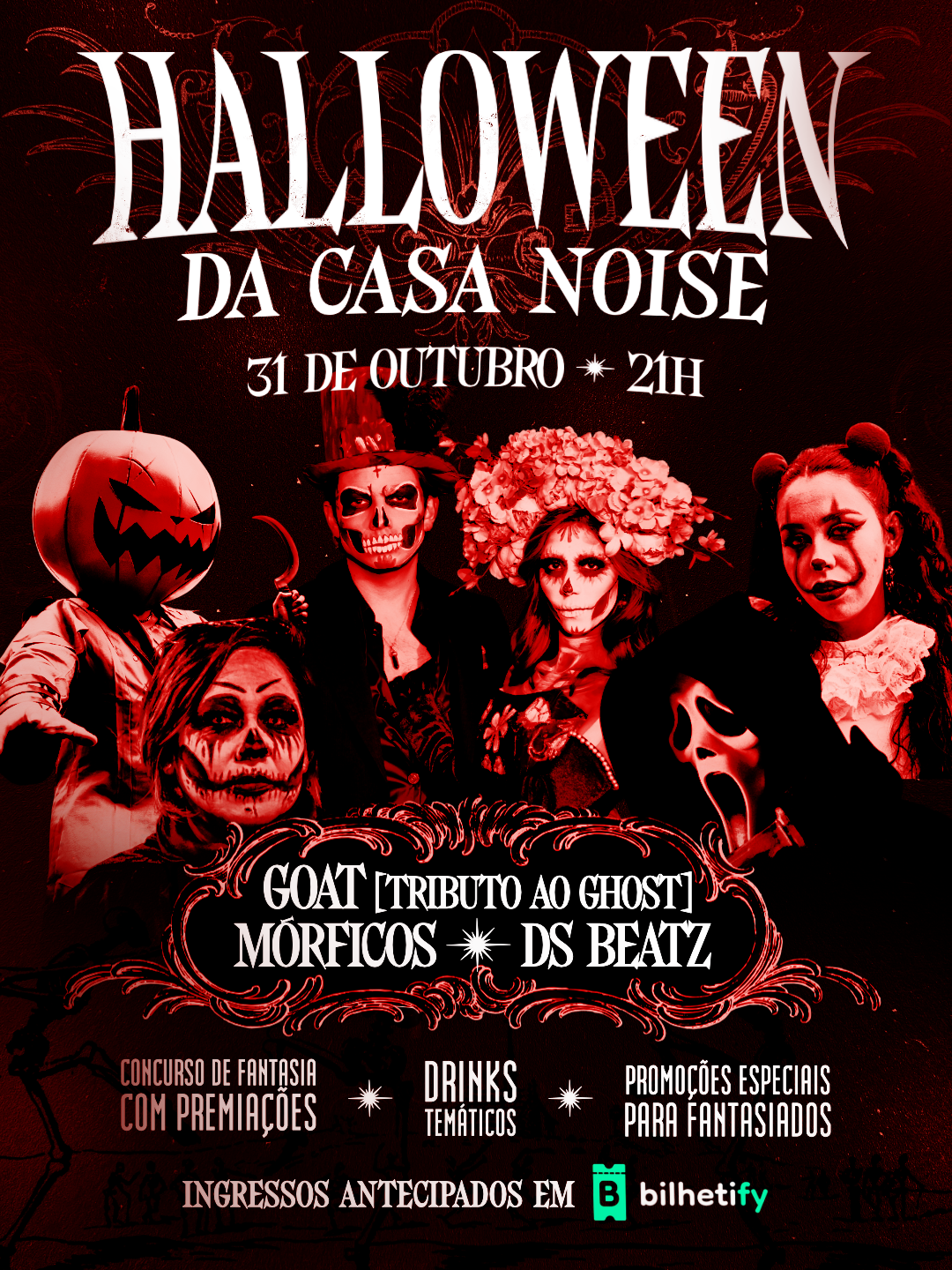 Imagem do evento Halloween da Casa Noise