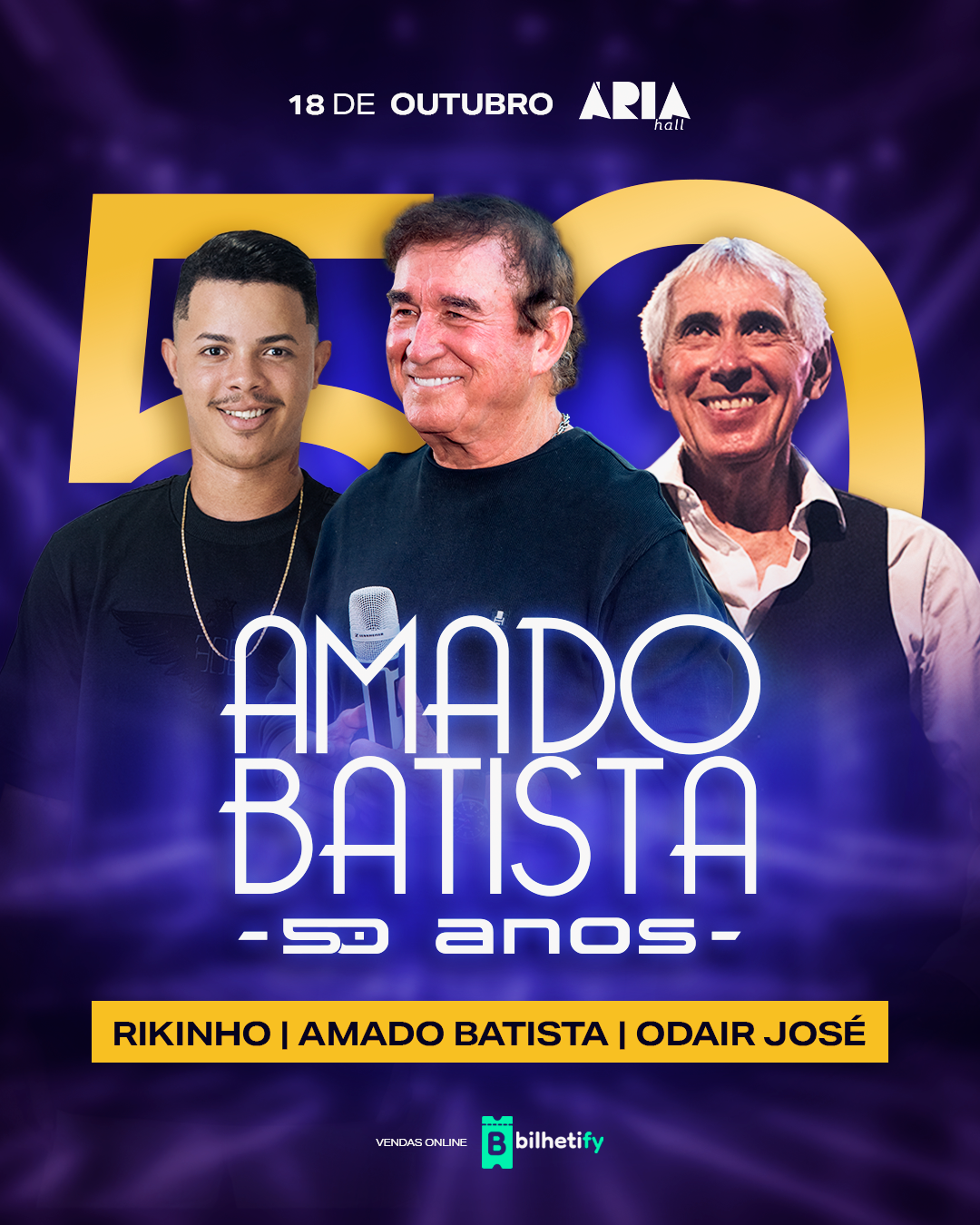 Imagem do evento Amado Batista - 50 Anos