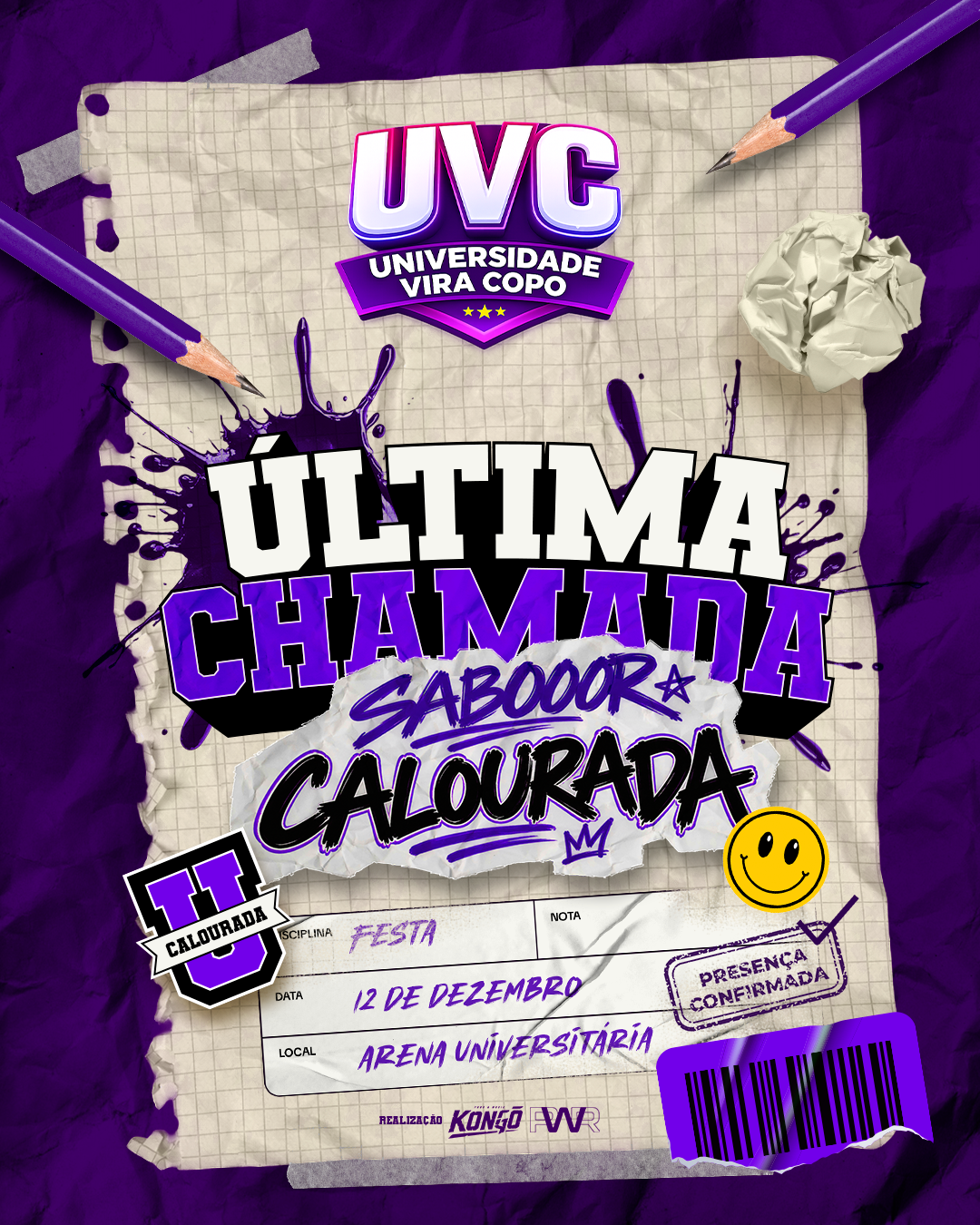 Imagem do evento UVC Última Chamada